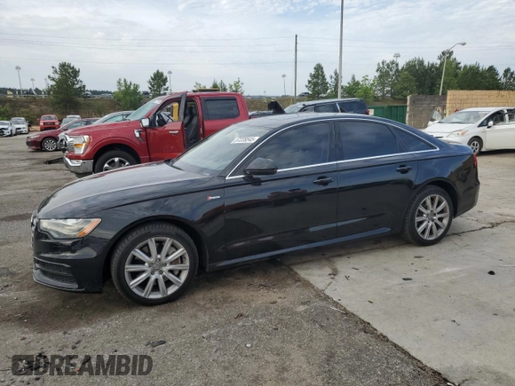 2014 Audi A6 Prestige with VIN WAUHGAFC2EN061122, listed as a Copart auction lot 57228545 with 100,234 mi miles and Salvage title. Bid and sale history available at DreamBid. Image 1.