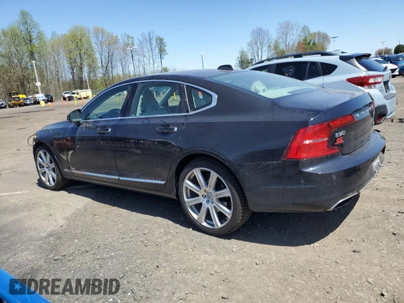 2017 Volvo S90 Inscription with VIN YV1A22ML3H1001061, listed as a Copart auction lot 51907925 with 102,718 mi miles and Salvage Title. Bid and sale history available at carsss.com. Image 2.