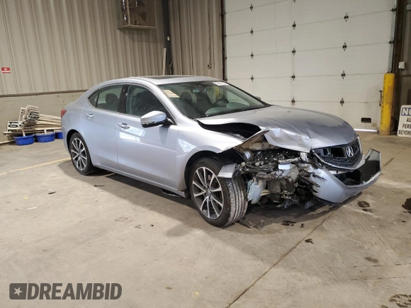 2015 Acura TLX V6 Tech with VIN 19UUB3F55FA001746, listed as a Copart auction lot 53437505 with 119,686 mi miles and Salvage Title. Bid and sale history available at carsss.com. Image 4.