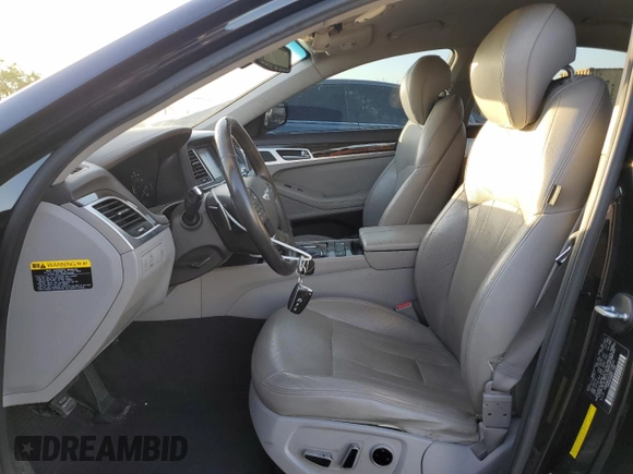 2016 Hyundai Genesis 3.8L with VIN KMHGN4JEXGU119013, listed as a Copart auction lot 76610294 with 171,819 mi miles and Clean Title. Bid and sale history available at carsss.com. Image 7.