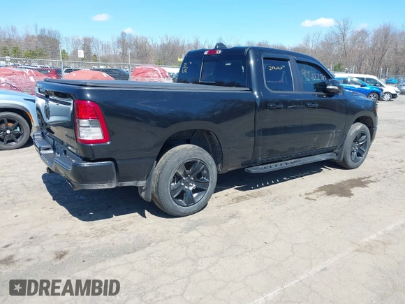 2021 Ram 1500 Big Horn with VIN 1C6SRFBT3MN742627, listed as a IAAI auction lot 41900770 with 52,006 mi miles and . Bid and sale history available at DreamBid. Image 4.