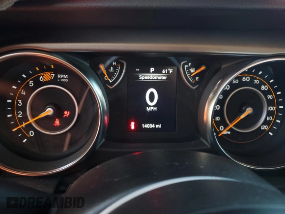 2023 Jeep Wrangler Willys with VIN 1C4HJXDN2PW686743, listed as a Copart auction lot 86203014 with 14,034 mi miles and Clean Title. Bid and sale history available at DreamBid. Image 9.