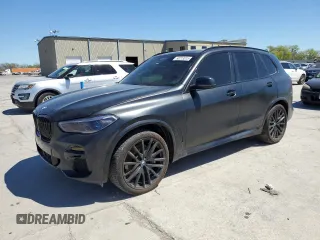 2019 BMW X5 xDrive50i with VIN 5UXJU2C5XKLB15526, listed as a Copart auction lot 50213315 with 0 mi miles and Salvage Title. Bid and sale history available at carsss.com. Image 1.