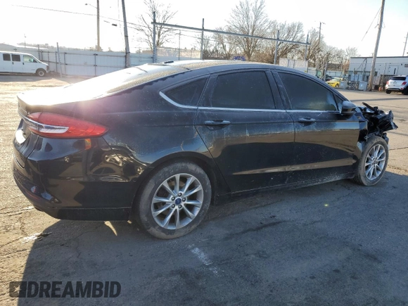 2017 Ford Fusion S with VIN 3FA6P0G70HR162690, listed as a Copart auction lot 50009285 with 147,106 mi miles and Salvage Title. Bid and sale history available at carsss.com. Image 3.