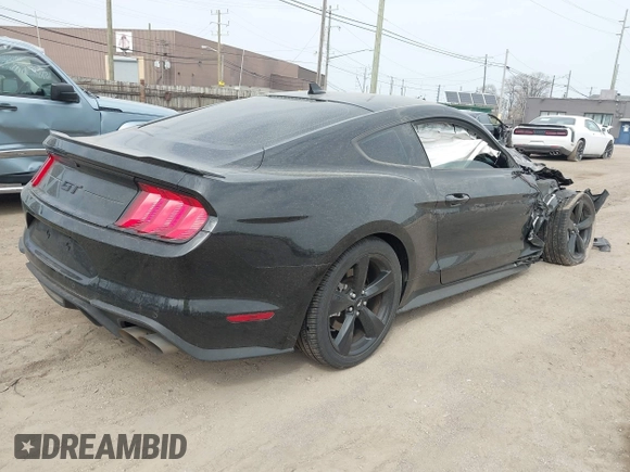 2022 Ford Mustang GT with VIN 1FA6P8CF7N5149137, listed as a IAAI auction lot 42053008 with 32,324 mi miles and . Bid and sale history available at DreamBid. Image 4.
