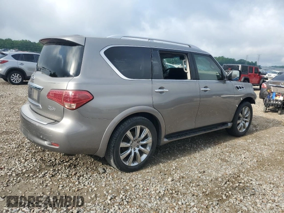 2013 Infiniti QX56 с VIN JN8AZ2NF9D9530007, выставлен на аукционе Copart как лот 56314365 с пробегом Не указан миль и Списание • Salvage title. История ставок и продаж доступна на DreamBid. Изображение 3.