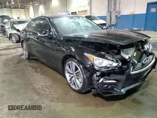2014 Infiniti Q50 Premium with VIN JN1BV7AR6EM705632, listed as a Copart auction lot 46681505 with 92,869 mi miles and Salvage Title. Bid and sale history available at carsss.com. Image 13.