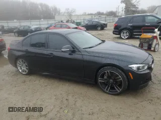 2017 BMW 3 Series 340i with VIN WBA8B3G34HNU35808, listed as a Copart auction lot 83197504 with 133,232 mi miles and Salvage Title. Bid and sale history available at DreamBid. Image 4.