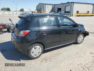 2023 Mitsubishi Mirage ES z VIN ML32AUHJ5PH000570, wystawiony jako Copart lot #53582405 z przebiegiem 7 858 mil mil oraz Szkoda całkowita • Salvage title. Historia ofert i sprzedaży dostępna na DreamBid. Obrazek 3.