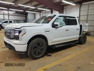 2023 Ford F-150 Lightning Pro with VIN 1FTVW1EL1PWG05889, listed as a Copart auction lot 48022435 with 20,904 mi miles and Salvage Title. Bid and sale history available at carsss.com. Image 1.