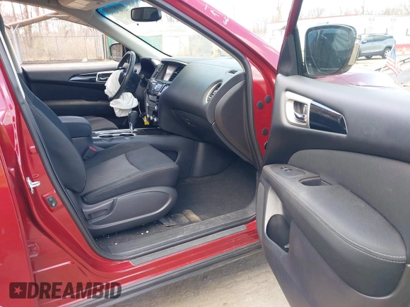 2017 Nissan Pathfinder SV with VIN 5N1DR2MN9HC665042, listed as a IAAI auction lot 41869485 with 117,384 mi miles and . Bid and sale history available at DreamBid. Image 5.