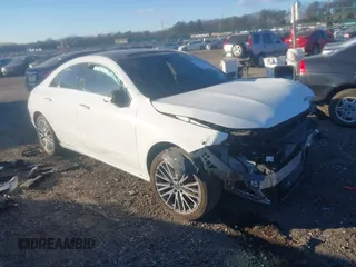 2022 Mercedes-Benz CLA 250 with VIN W1K5J4HB4NN288797, listed as a IAAI auction lot 41284540 with 26,538 mi miles and . Bid and sale history available at DreamBid. Image 1.