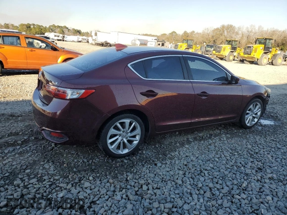 2016 Acura ILX with VIN 19UDE2F33GA011323, listed as a Copart auction lot 87594655 with 126,375 mi miles and Salvage Title. Bid and sale history available at carsss.com. Image 3.