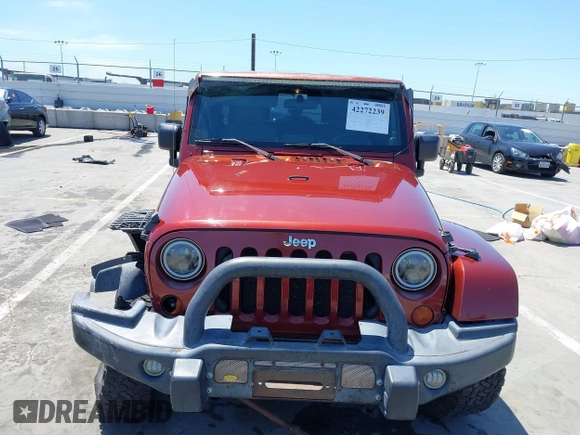2008 Jeep Wrangler Unlimited Sahara with VIN 1J4GA59108L594193, listed as a IAAI auction lot 42272239 with 161,912 mi miles and . Bid and sale history available at DreamBid. Image 12.