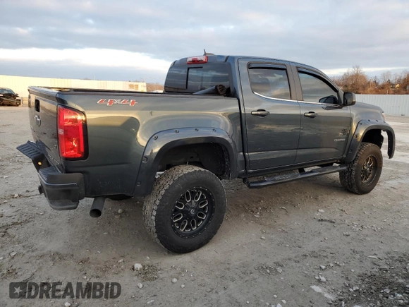 2020 Chevrolet Colorado 4WD LT with VIN 1GCGTCEN4L1100905, listed as a Copart auction lot 85787324 with 49,795 mi miles and Salvage Title. Bid and sale history available at carsss.com. Image 3.