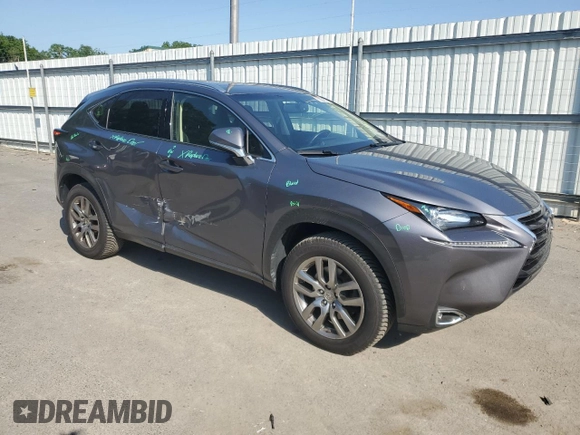 2015 Lexus NX 200t with VIN JTJBARBZ5F2014783, listed as a Copart auction lot 62021975 with 115,669 mi miles and Salvage title. Bid and sale history available at DreamBid. Image 4.