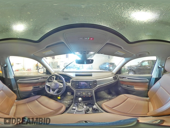 2021 Volkswagen Atlas SEL R-Line with VIN 1V2SR2CA9MC556499, listed as a Copart auction lot 44033995 with 55,061 mi miles and Salvage title. Bid and sale history available at DreamBid. Image 16.