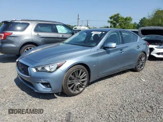 2019 Infiniti Q50 Luxe с VIN JN1EV7APXKM518952, выставлен на аукционе Copart как лот 59468095 с пробегом 42 344 миль миль и Списание • Salvage title. История ставок и продаж доступна на DreamBid. Изображение 1.