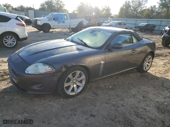 2008 Jaguar XK with VIN SAJWA44B485B23961, listed as a Copart auction lot 84052674 with 209,719 mi miles and Salvage Title. Bid and sale history available at carsss.com. Image 1.