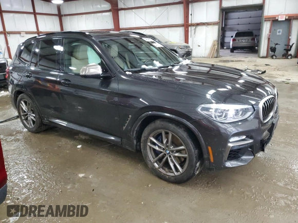 2019 BMW X3 M40i with VIN 5UXTS3C58K0Z03899, listed as a Copart auction lot 44849955 with Not Provided miles and Salvage Title. Bid and sale history available at DreamBid. Image 4.