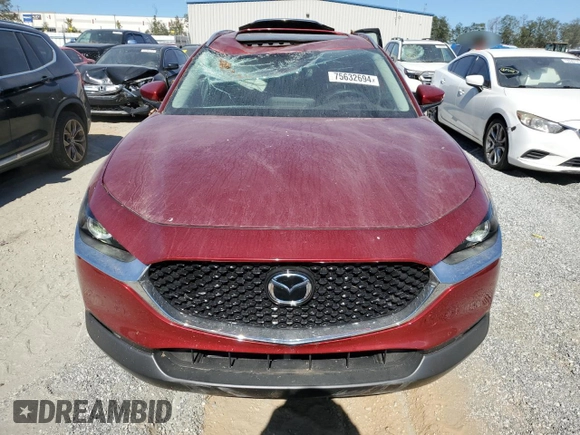 2024 Mazda CX-30 2.5 S Premium Package with VIN 3MVDMBDM2RM604835, listed as a Copart auction lot 75632694 with 6,398 mi miles and Salvage Title. Bid and sale history available at carsss.com. Image 5.