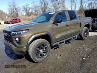 2024 GMC Canyon 4WD Elevation with VIN 1GTP6BEK9R1186552, listed as a Copart auction lot 47214415 with 15,883 mi miles and Salvage Title. Bid and sale history available at carsss.com. Image 1.