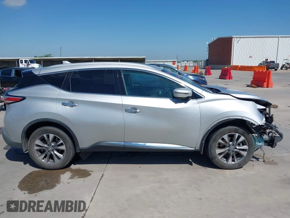 2017 Nissan Murano S with VIN 5N1AZ2MG9HN116580, listed as a IAAI auction lot 42091317 with 74,164 mi miles and . Bid and sale history available at DreamBid. Image 14.
