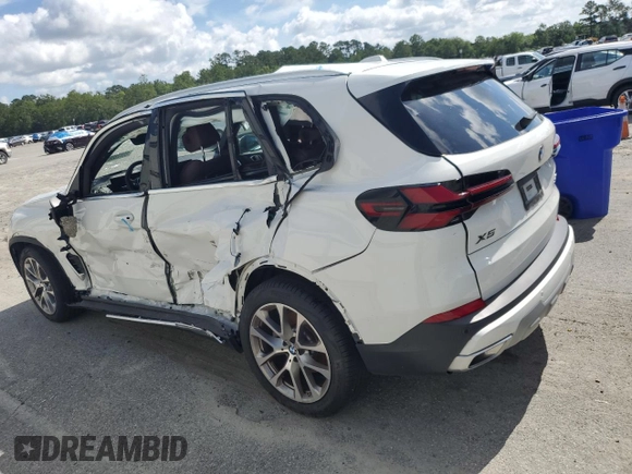 2024 BMW X5 xDrive40i with VIN 5UX23EU0XR9V36288, listed as a Copart auction lot 60028085 with Not provided miles and Salvage title. Bid and sale history available at DreamBid. Image 2.