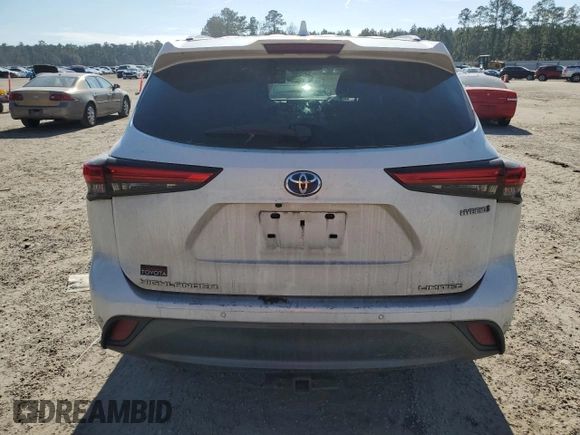 2021 Toyota Highlander Hybrid Limited с VIN 5TDYARAH3MS006077, выставлен на аукционе Copart как лот 43145585 с пробегом 121 815 миль миль и Списание • Salvage title. История ставок и продаж доступна на DreamBid. Изображение 6.