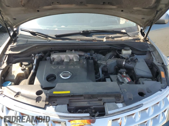 2007 Nissan Murano SL with VIN JN8AZ08W07W665124, listed as a Copart auction lot 59494205 with 177,678 mi miles and Clean title. Bid and sale history available at DreamBid. Image 12.