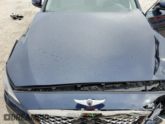2020 Genesis G80 3.8L with VIN KMTFN4JEXLU328893, listed as a Copart auction lot 88111025 with 46,039 mi miles and Salvage Title. Bid and sale history available at DreamBid. Image 11.