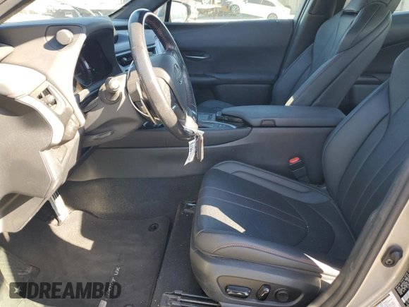 2020 Lexus UX 250h F Sport with VIN JTHE9JBH5L2035631, listed as a Copart auction lot 81378314 with 27,963 mi miles and Salvage title. Bid and sale history available at DreamBid. Image 7.