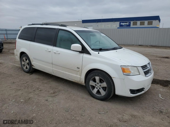 2009 Dodge Grand Caravan SXT with VIN 2D8HN54X19R651702, listed as a Copart auction lot 47461645 with 161,270 mi miles and Salvage Title. Bid and sale history available at carsss.com. Image 4.