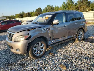 2013 Infiniti QX56 with VIN JN8AZ2NF6D9550988, listed as a Copart auction lot 71646664 with 114,335 mi miles and Salvage Title. Bid and sale history available at carsss.com. Image 1.