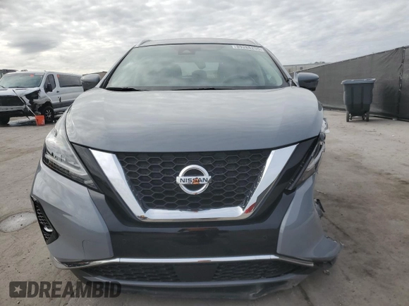 2022 Nissan Murano SL with VIN 5N1AZ2CJXNC117631, listed as a Copart auction lot 89268255 with 8,958 mi miles and Salvage Title. Bid and sale history available at carsss.com. Image 5.