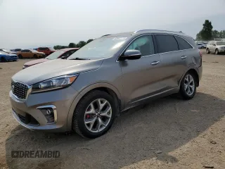 2019 Kia Sorento SX Limited z VIN 5XYPKDA57KG547709, wystawiony jako Copart lot #60842115 z przebiegiem 57 027 mil mil oraz Czysty tytuł • Clean title. Historia ofert i sprzedaży dostępna na DreamBid. Obrazek 1.
