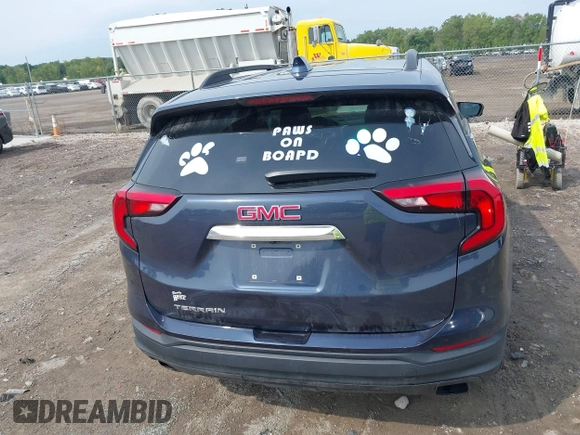 2018 GMC Terrain SLE with VIN 3GKALMEX0JL184311, listed as a IAAI auction lot 40238129 with 102,406 mi miles. Bid and sale history available at carsss.com. Image 16.