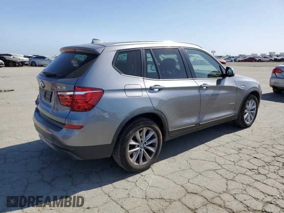 2017 BMW X3 xDrive28i z VIN 5UXWX9C58H0T12062, wystawiony jako Copart lot #59182705 z przebiegiem 77 991 mil mil oraz Szkoda całkowita • Salvage title. Historia ofert i sprzedaży dostępna na DreamBid. Obrazek 3.