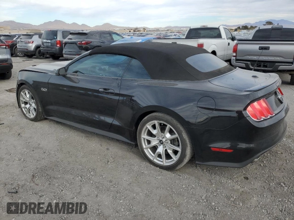 2015 Ford Mustang GT Premium with VIN 1FATP8FF8F5329274, listed as a Copart auction lot 86658534 with 27,678 mi miles and Salvage title. Bid and sale history available at DreamBid. Image 2.