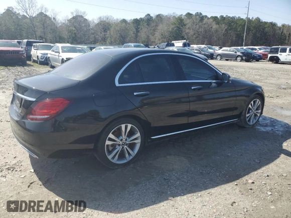 2020 Mercedes-Benz C with VIN 55SWF8DB9LU323308, listed as a Copart auction lot 47502105 with Not Provided miles and Clean Title. Bid and sale history available at carsss.com. Image 3.