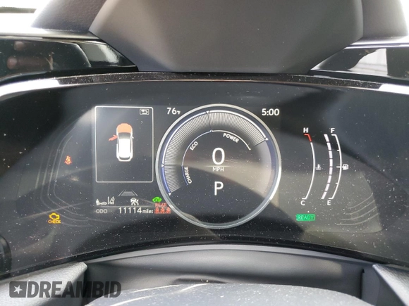 2024 Lexus NX 350h with VIN JTJAKCEZ4R2025876, listed as a Copart auction lot 78087754 with 11,114 mi miles and Salvage title. Bid and sale history available at DreamBid. Image 9.
