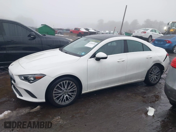 2020 Mercedes-Benz CLA with VIN W1K5J4HB6LN099128, listed as a IAAI auction lot 41551450 with 39,660 mi miles. Bid and sale history available at carsss.com. Image 14.