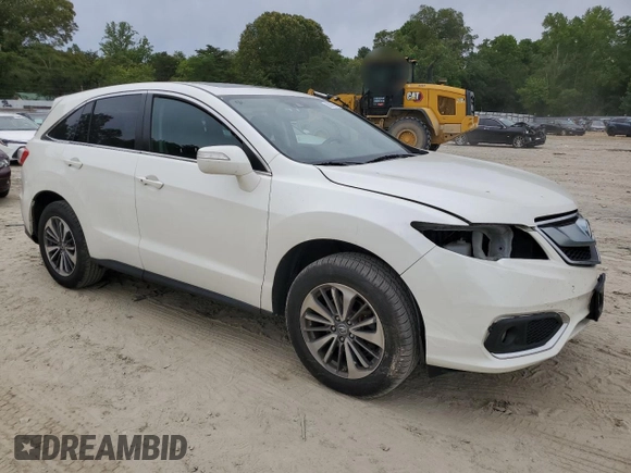 2018 Acura RDX Advance with VIN 5J8TB4H77JL008629, listed as a Copart auction lot 58046095 with 96,660 mi miles and Salvage title. Bid and sale history available at DreamBid. Image 4.