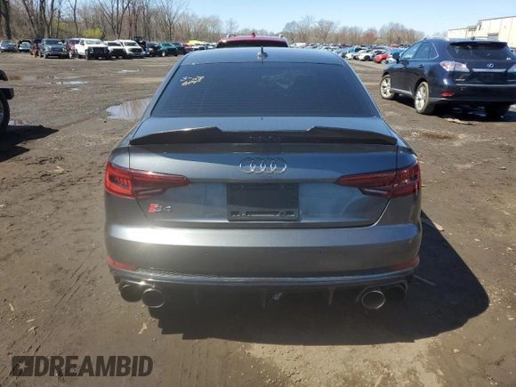 2018 Audi S4 Premium Plus with VIN WAUB4AF46JA093189, listed as a Copart auction lot 52368945 with 98,579 mi miles and Salvage Title. Bid and sale history available at carsss.com. Image 6.