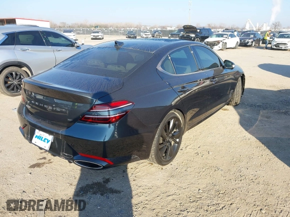 2022 Genesis G70 3.3T z VIN KMTG54TE7NU088285, wystawiony jako IAAI lot #41212753 z przebiegiem 30 024 mil mil oraz . Historia ofert i sprzedaży dostępna na DreamBid. Obrazek 4.