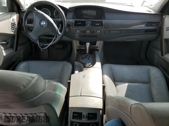 2007 BMW 5 Series 525i with VIN WBANE53507CW62811, listed as a Copart auction lot 53617015 with 268,813 mi miles and Clean title. Bid and sale history available at DreamBid. Image 8.
