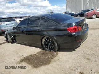 2011 BMW 5 Series 535i with VIN WBAFR7C5XBC608557, listed as a Copart auction lot 48142605 with 155,385 mi miles and Salvage Title. Bid and sale history available at carsss.com. Image 2.