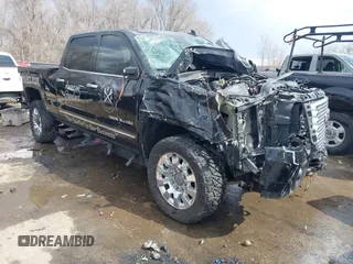 2015 GMC Sierra 2500HD available WiFi Denali with VIN 1GT120E89FF668110, listed as a IAAI auction lot 41805520 with 1 mi miles. Bid and sale history available at carsss.com. Image 1.