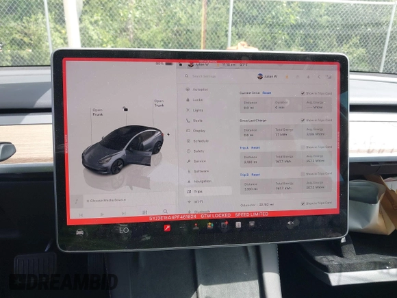 2023 Tesla Model 3 z VIN 5YJ3E1EA4PF461624, wystawiony jako IAAI lot #42433789 z przebiegiem 22 182 mil mil oraz . Historia ofert i sprzedaży dostępna na DreamBid. Obrazek 18.