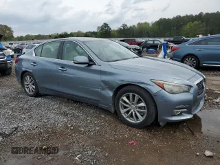 2014 Infiniti Q50 Sport with VIN JN1BV7AR9EM693217, listed as a Copart auction lot 50870335 with 149,854 mi miles and Salvage Title. Bid and sale history available at carsss.com. Image 4.